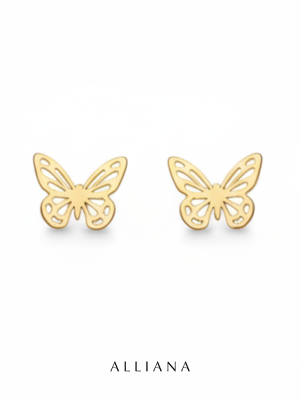 Aretes Mariposa Mandala