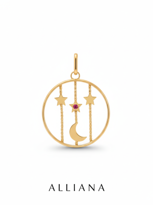 Dije Lluvia de Estrellas y Luna