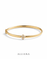 Semanario Bangle con Diamantes