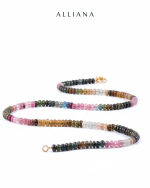 Collar Choker Turmalinas de Colores