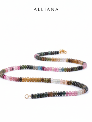 Collar Choker Turmalinas de Colores