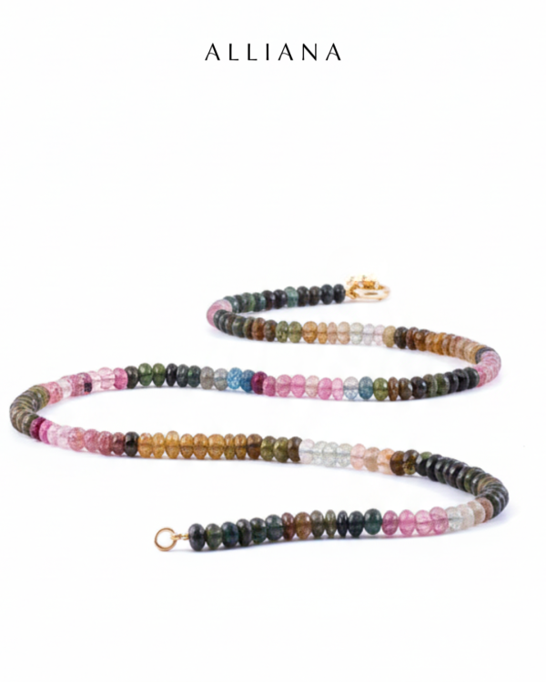 Collar Choker Turmalinas de Colores