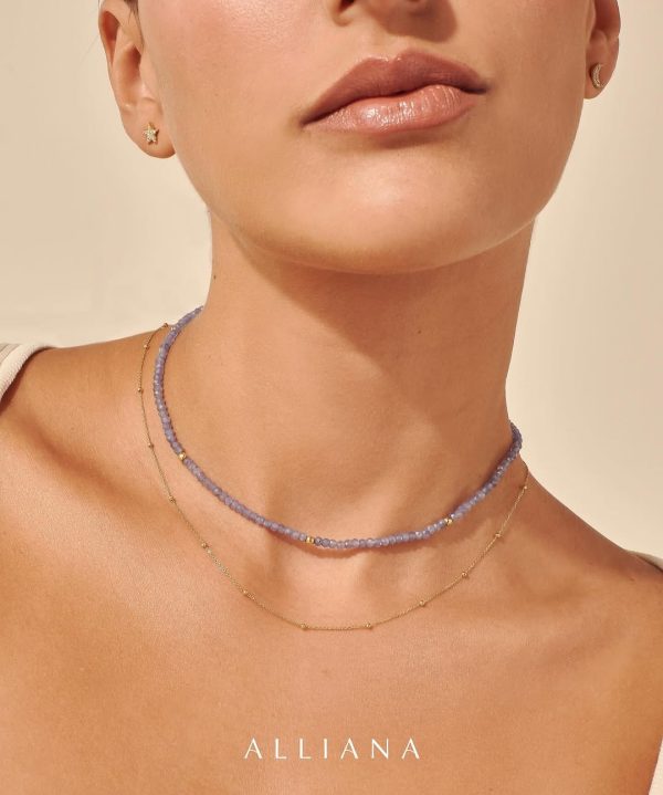 Collar Choker Tanzanita