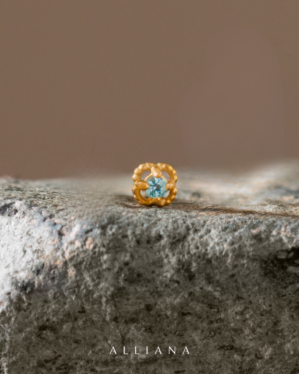 Piercing Flor Oro 18K