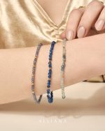 Pulsera de Tanzanita en Oro 18k