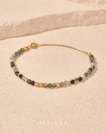 Pulsera Agatha Musgo Oro 18k