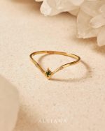 Anillo Tiara Esmeralda