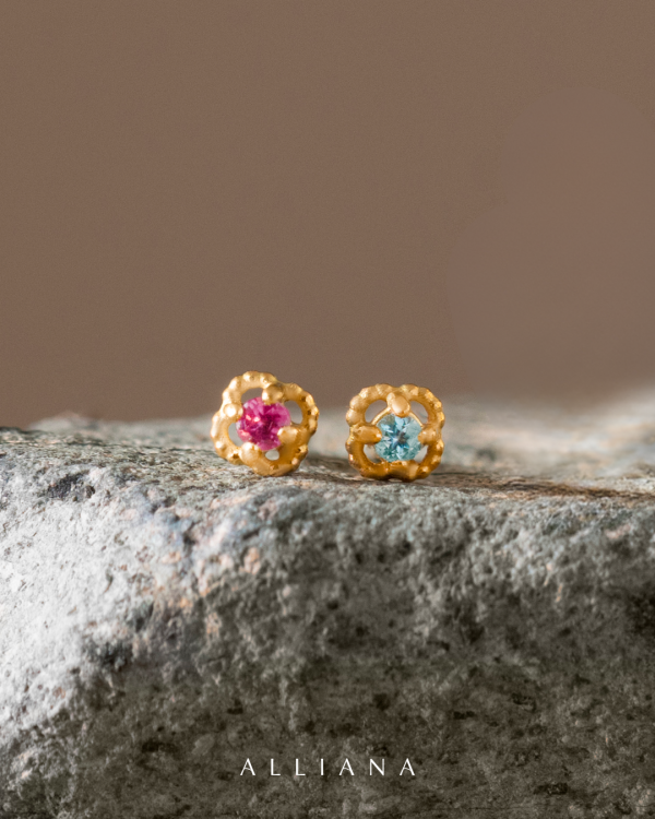 Piercing Flor Oro 18K