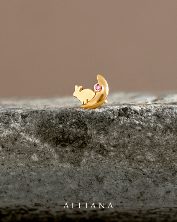 Piercing Conejo Oro 18k