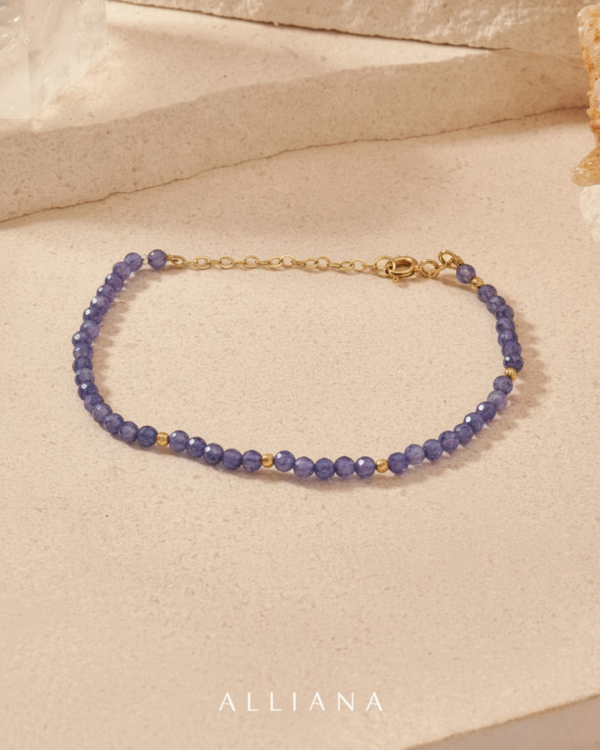 Pulsera de Tanzanita en Oro 18k