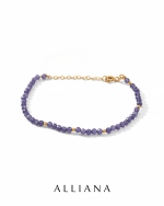 Pulsera de Tanzanita en Oro 18k