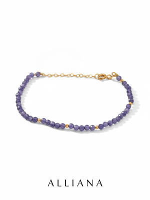 Pulsera de Tanzanita en Oro 18k