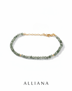 Pulsera Agatha Musgo Oro 18k