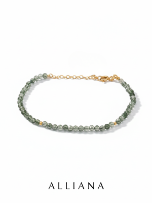 Pulsera Agatha Musgo Oro 18k