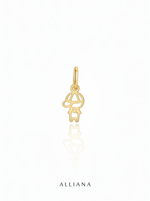 Dijes niñitos en oro 18k