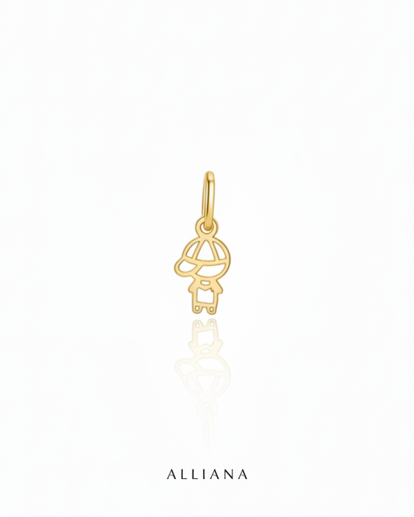 Dijes niñitos en oro 18k