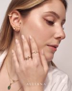 Arete Piedra Luna Cacuchón