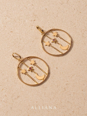 Dije Lluvia de Estrellas y Luna