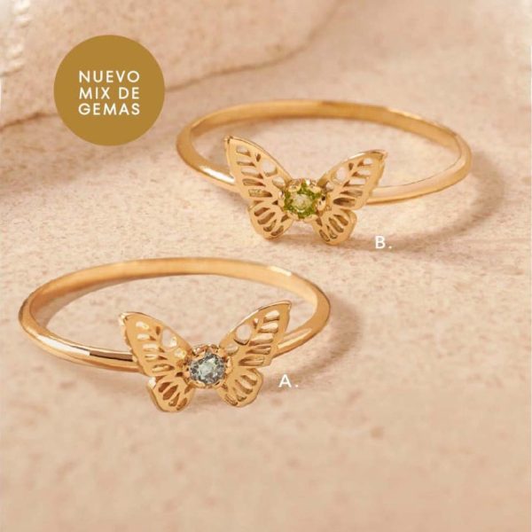 Anillo Mariposa Mandala