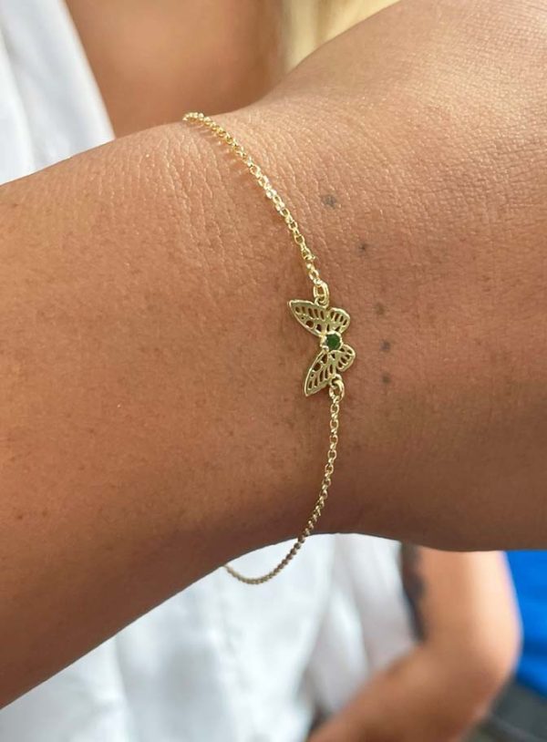 Pulsera Mariposa Mandala 3D