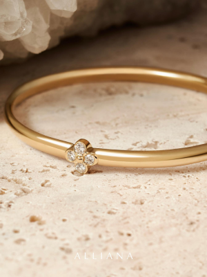 Semanario Bangle con Diamantes