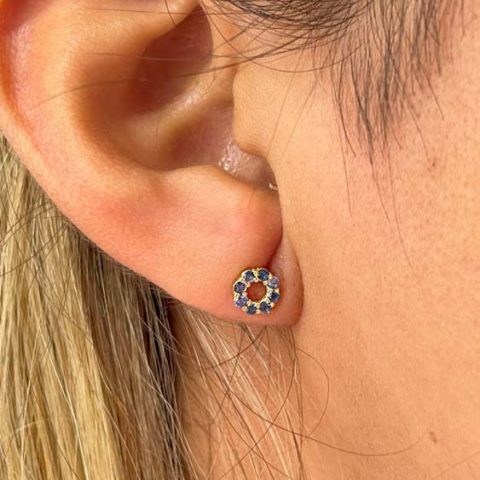 Aretes Zafiro Infinito