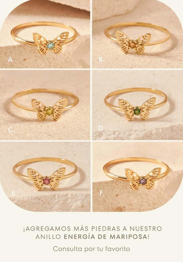 Anillo Mariposa Mandala