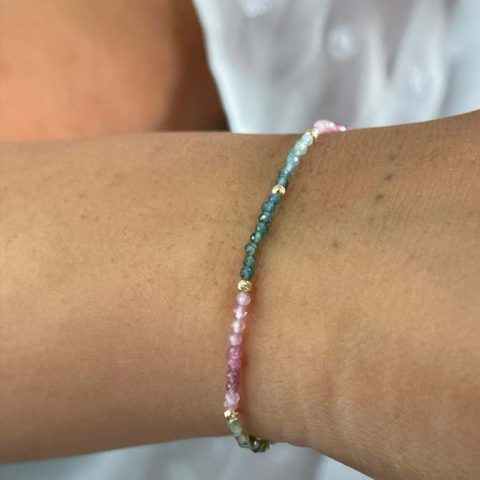 Pulsera Turmalina Mini de Colores