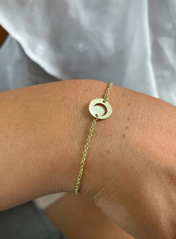 Pulsera de Luna Oro 18k