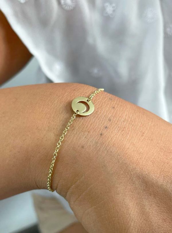 Pulsera de Luna Oro 18k