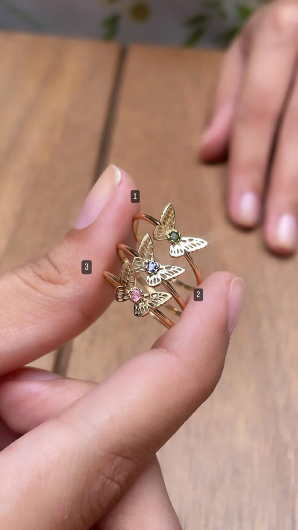 Anillo Mariposa Mandala