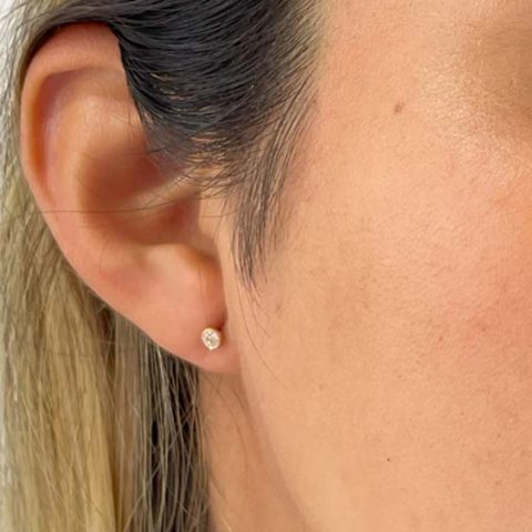 Arete Bisel con Rusos rosca