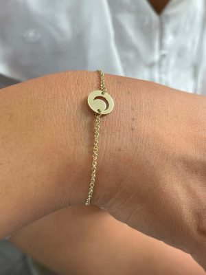 Pulsera de Luna Oro 18k