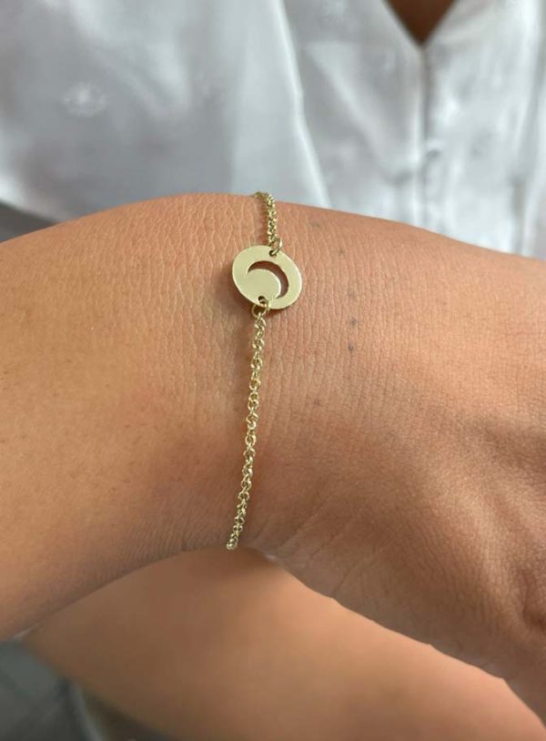Pulsera de Luna Oro 18k
