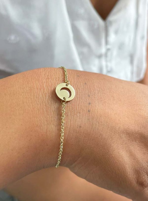 Pulsera de Luna Oro 18k
