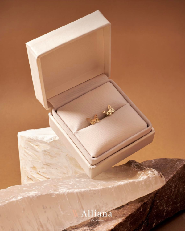 Aretes Mariposa Mandala