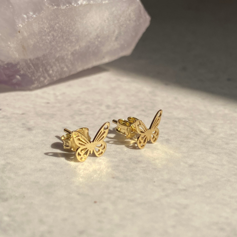Aretes Mariposa Mandala