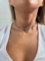 Collar Choker Tanzanita