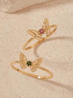 Anillo Mariposa Mandala