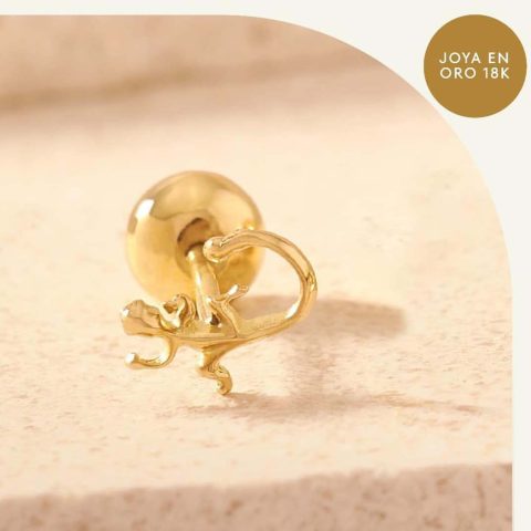 Piercing Iguana Oro 18K