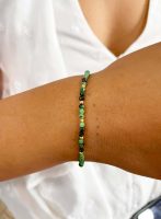 Pulsera Agatha Musgo Oro 18k