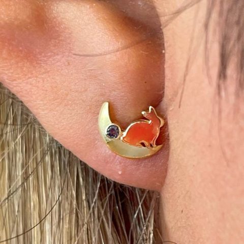 Piercing Conejo Oro 18k
