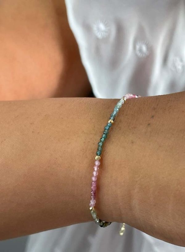 Pulsera Turmalina Mini de Colores