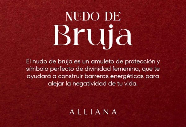 Dije Nudo de Bruja