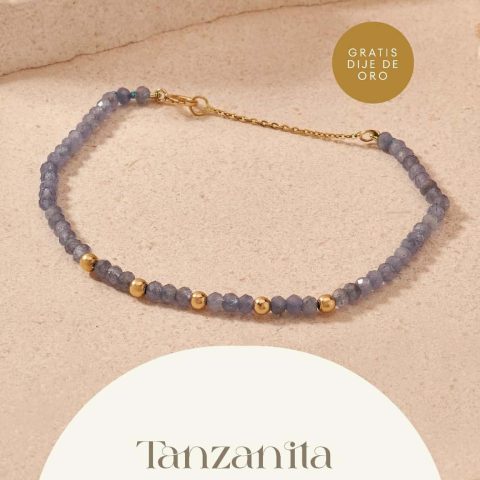 Pulsera de Tanzanita en Oro 18k