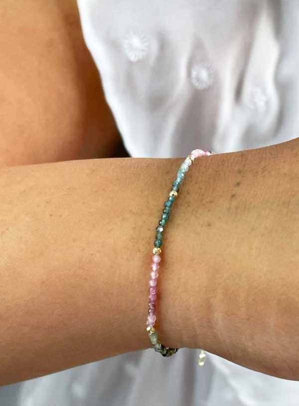 Pulsera Turmalina Mini de Colores