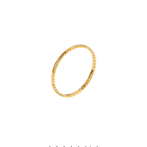 Anillo Zig Zag en Oro Amarillo 18K