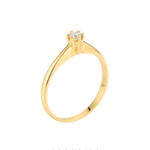 Anillo Akira en Oro Amarillo 18K