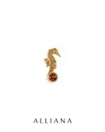 Piercing Caballito de Mar en Oro Amarillo 18K