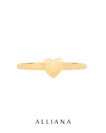 Anillo Corazón en Oro Amarillo 18K